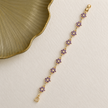 Lavender Crystal Bloom Bracelet WearZing - Crystal Jewelry Store in India