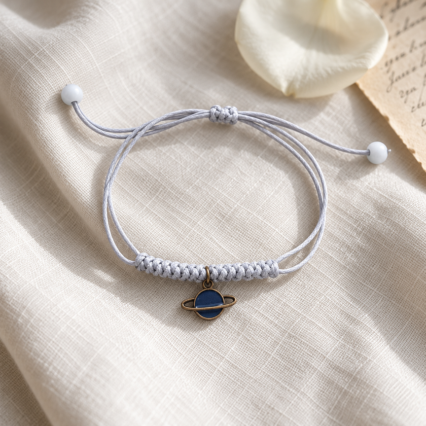 Saturn Cord Bracelet WearZing - Crystal Jewelry Store in India