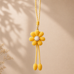 Blooming Joy Cord Charm-yellow WearZing - Crystal Jewelry Store in India
