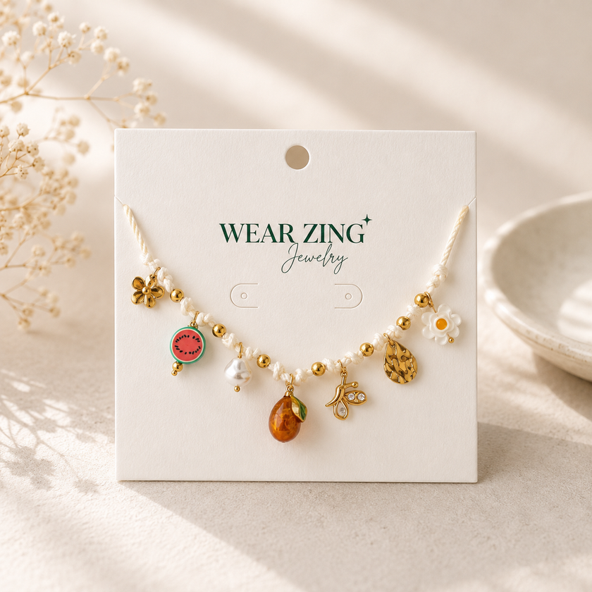 Summer Melon Necklace WearZing - Crystal Jewelry Store in India