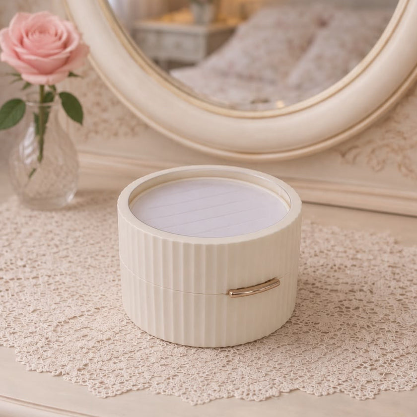 Round Multi Layer Jewelry Organiser & Storage Box
