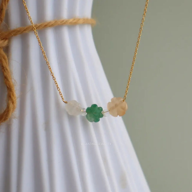 Floral Wave Pendant WearZing - Crystal Jewelry Store in India