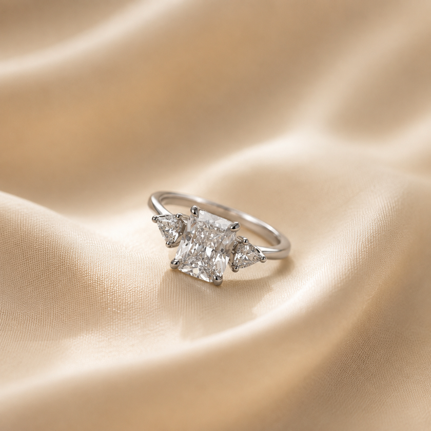 Radiant Trinity Ring WearZing - Crystal Jewelry Store in India