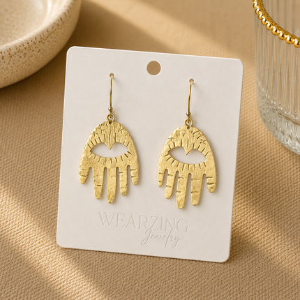 Hamsa Evil Eye Drops WearZing - Crystal Jewelry Store in India