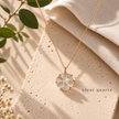 Quartz flower pendant WearZing - Crystal Jewelry Store in India