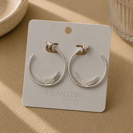 Moon Fairy Hoops WearZing - Crystal Jewelry Store in India