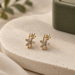 Blossom Gold Huggie WearZing - Crystal Jewelry Store in India