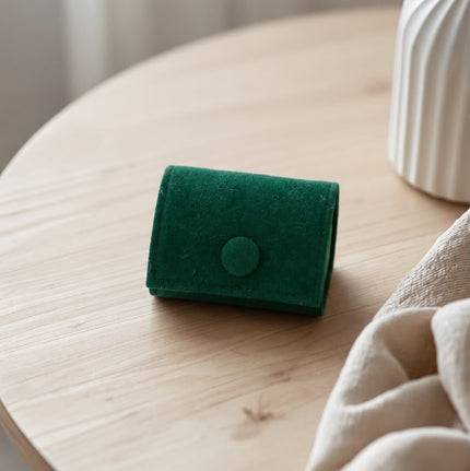 Mini Green Pouch for Ring and Gifting