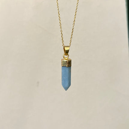 Angelite Prism Pendant