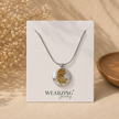 Two Tone Rose Pendant WearZing - Crystal Jewelry Store in India