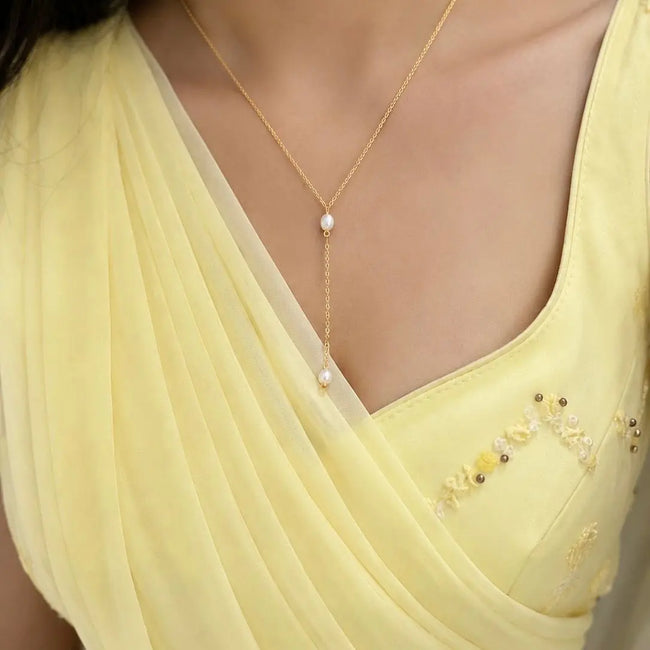 Aurora Pearl Neckpiece WearZing - Crystal Jewelry Store in India