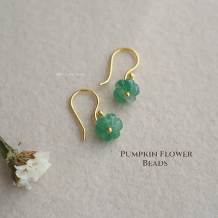 Green Pumpky Loops WearZing - Crystal Jewelry Store in India