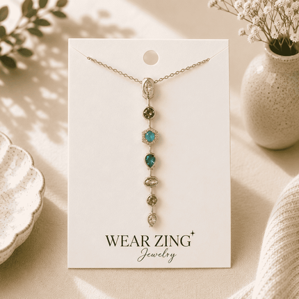Linear Prism Neckpiece WearZing - Crystal Jewelry Store in India