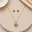 Sparkling Crystal Pendant & Studs Set WearZing - Crystal Jewelry Store in India