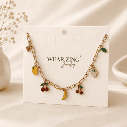 Beach vibe charm -fruit WearZing - Crystal Jewelry Store in India