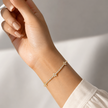 Flower Line CZ Chain Bracelet WearZing - Crystal Jewelry Store in India