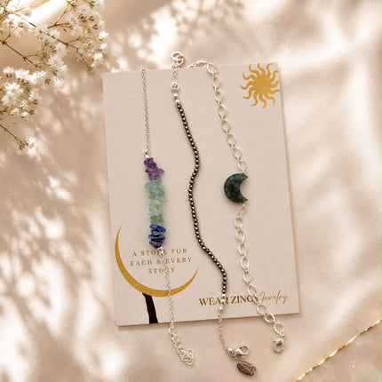 Love & Growth Set of 3 Bracelet WearZing - Crystal Jewelry Store in India