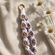 Crochet Wristlet Charm- Lavender WearZing - Crystal Jewelry Store in India