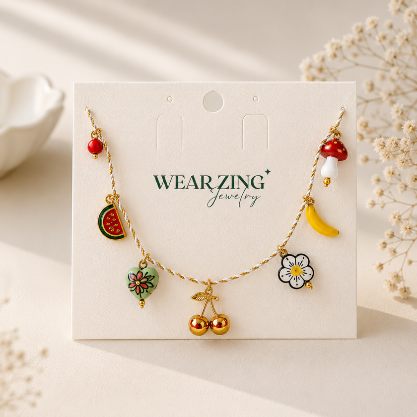 Beach vibe charm -Forest WearZing - Crystal Jewelry Store in India