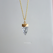 Black Rutile Cone Pendant