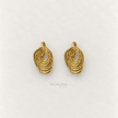 Spiral Shell Bugadi Earrings (Pair)