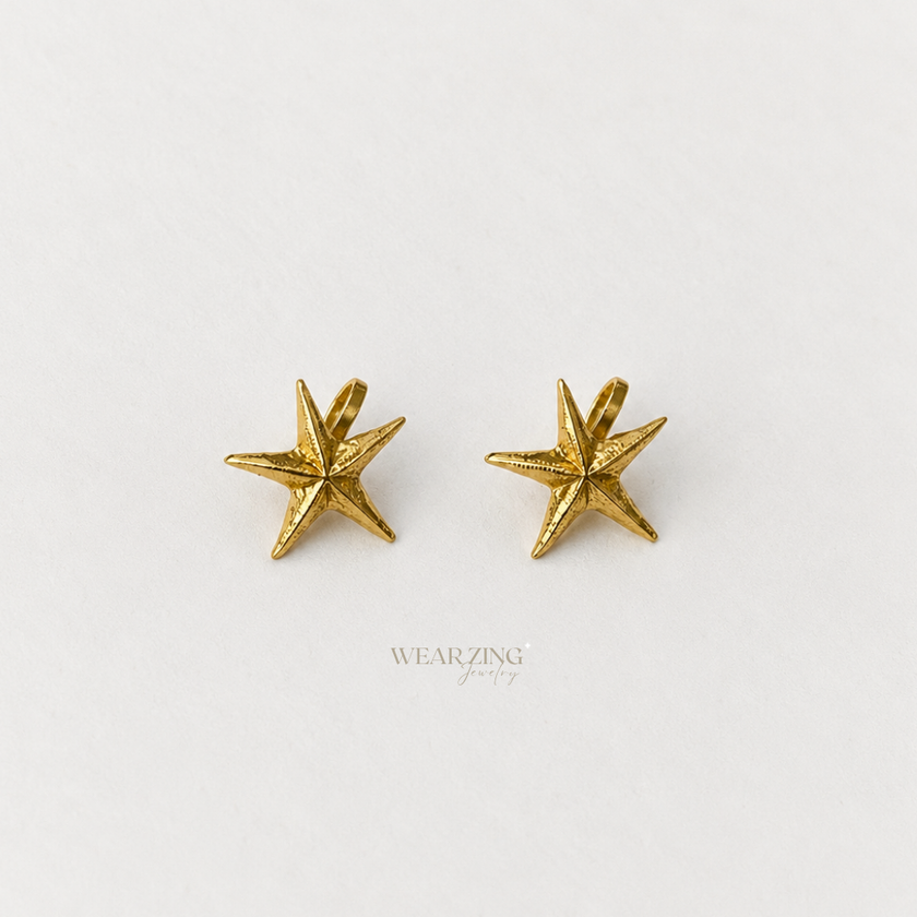 Starfish Bugadi Earrings (Pair)