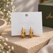 Sculpted Hoop Earrings WearZing - Crystal Jewelry Store in India