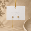 Minimalist Teardrop earrings WearZing - Crystal Jewelry Store in India