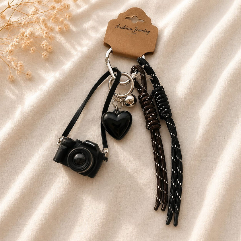 Photography Love Camera Bagcharm WearZing - Crystal Jewelry Store in India