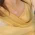Pink Rose Pendant WearZing - Crystal Jewelry Store in India