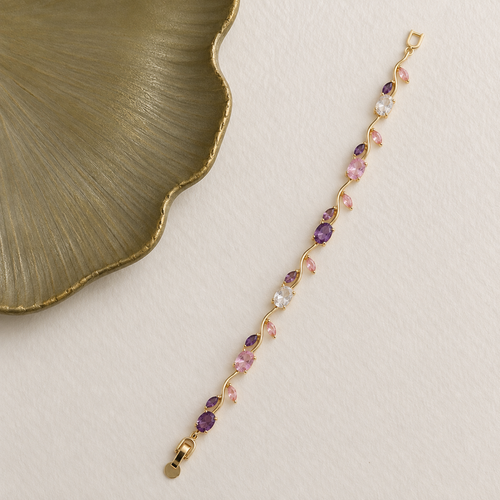 Iris Flora Tulip Bracelet WearZing - Crystal Jewelry Store in India