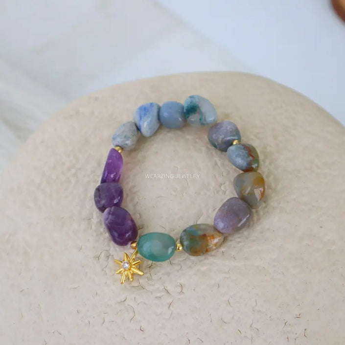 Colorstroke Star Bead Bracelet WearZing - Crystal Jewelry Store in India