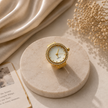White Halo Watch Ring WearZing - Crystal Jewelry Store in India