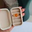Carnelian Heart Ring