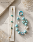 Bracelet + Beaded Phone Charm Combo WearZing - Crystal Jewelry Store in India
