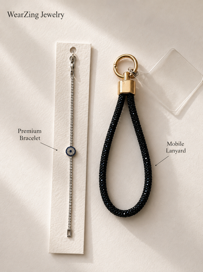 Bracelet + Mobile Lanyard Combo