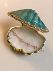 Pastel Baby Pink Daisy Bracelet WearZing - Crystal Jewelry Store in India