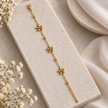 Solid Gold Floral Daisy Bracelet WearZing - Crystal Jewelry Store in India