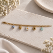 Flora Charm Link Bracelet WearZing - Crystal Jewelry Store in India