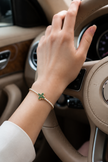 Green Clover Tennis Bracelet WearZing - Crystal Jewelry Store in India