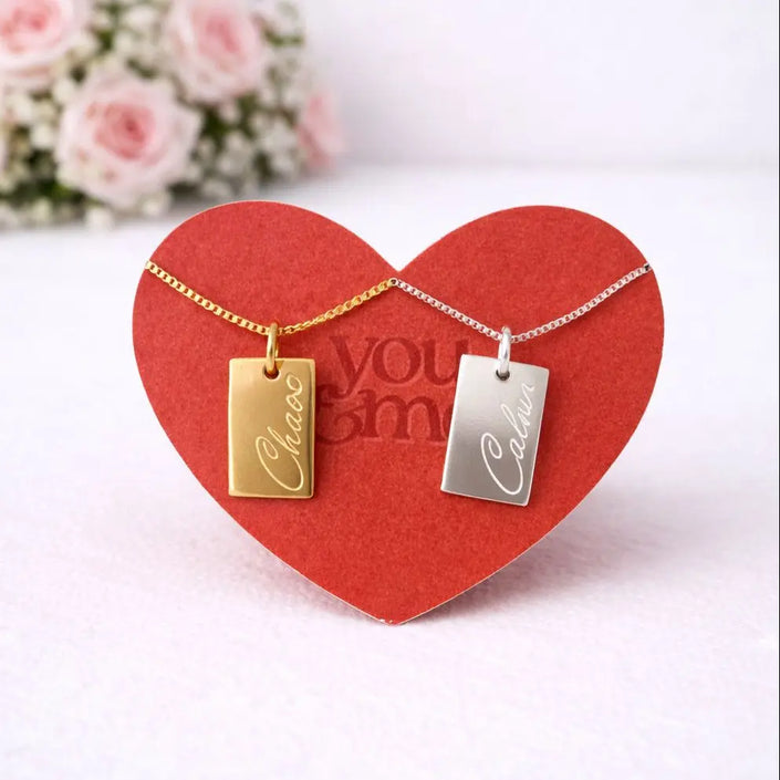 Calm to my Chaos Couple Pendant Set WearZing - Crystal Jewelry Store in India