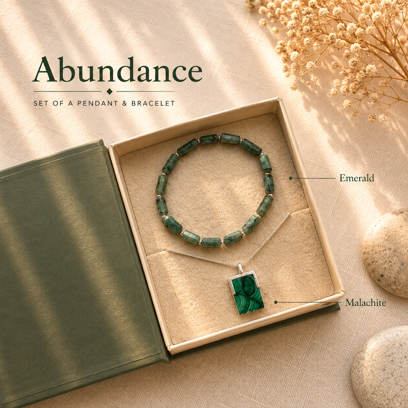 Abundance - Men's Gift Combo Set WearZing - Crystal Jewelry Store in India
