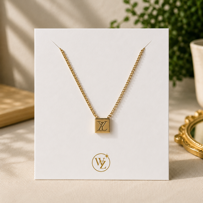 Classic Monogram pendant WearZing - Crystal Jewelry Store in India