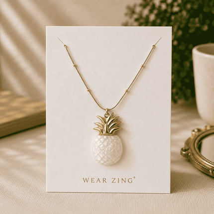 Ivory Pineapple Neckpiece WearZing - Crystal Jewelry Store in India