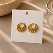 Caviar Bead Hoop Earrings WearZing - Crystal Jewelry Store in India