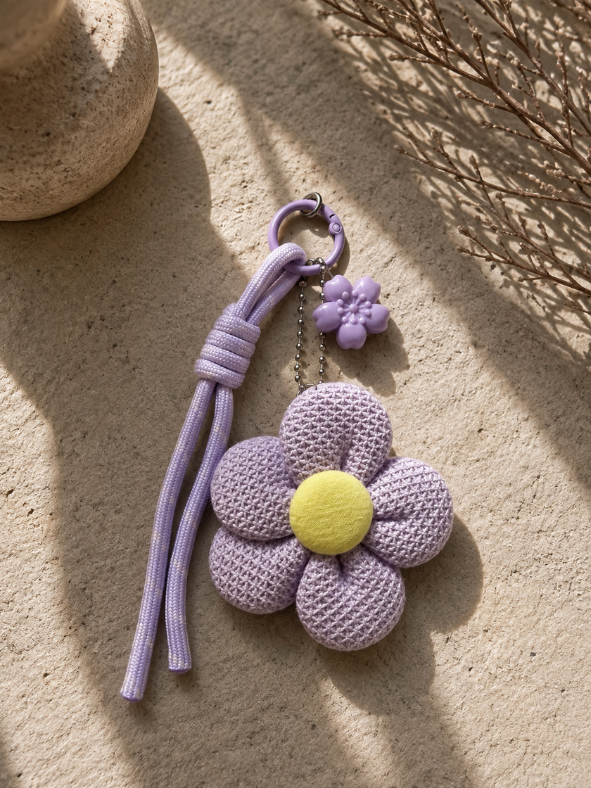 Floral Knot Bag Charm WearZing - Crystal Jewelry Store in India