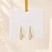 Marquise Bead Huggie Earrings WearZing - Crystal Jewelry Store in India