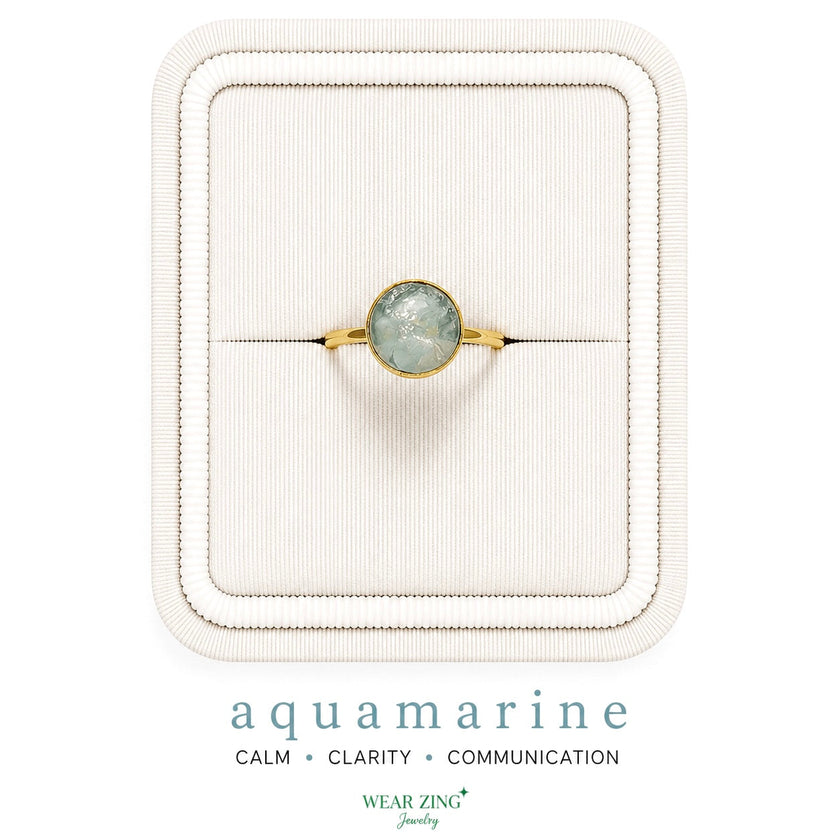 Round Crystal Ring WearZing - Crystal Jewelry Store in India