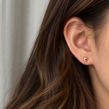 Dainty Heart Studs WearZing - Crystal Jewelry Store in India