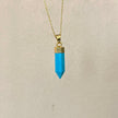 Turquoise Prism Pendant